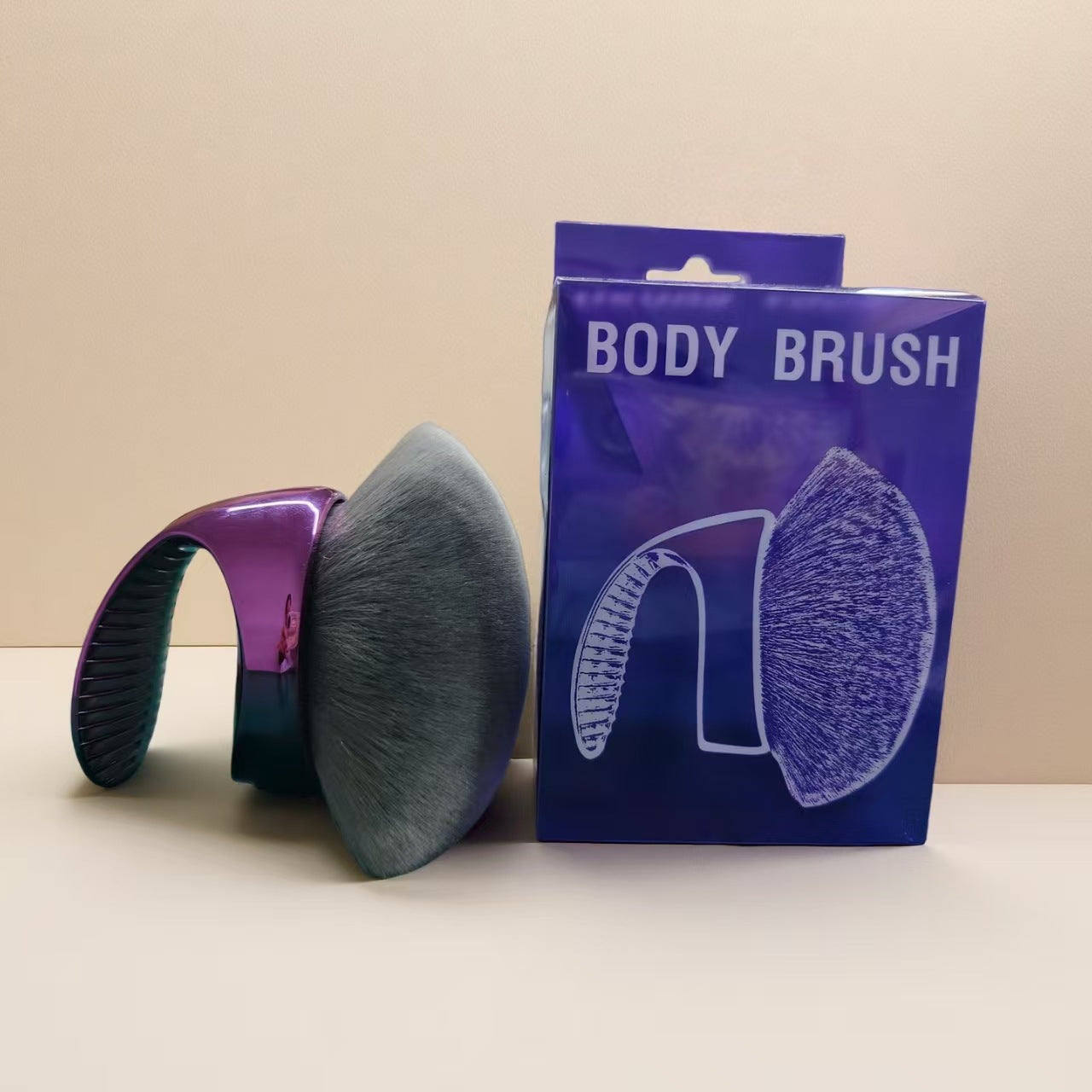 Cross-Border Multifunctional Mushroom Head Body Brush for Loose Powder Setting Makeup Brush Soft Bristle Portable Set Factory Direct Supply