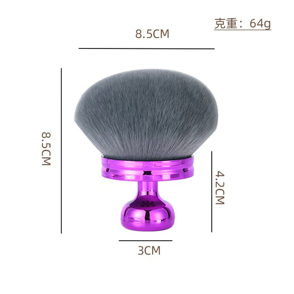 Cross-Border Multifunctional Mushroom Head Body Brush for Loose Powder Setting Makeup Brush Soft Bristle Portable Set Factory Direct Supply