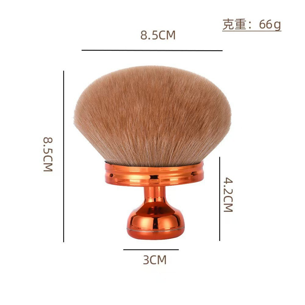 Cross-Border Multifunctional Mushroom Head Body Brush for Loose Powder Setting Makeup Brush Soft Bristle Portable Set Factory Direct Supply