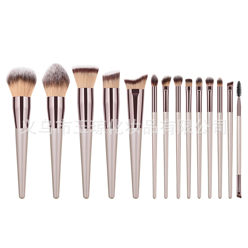 Cross-border explosions makeup brush suit 33-piece set beauty egg powder puff super soft eye shadow brush foundation brush beauty wholesale