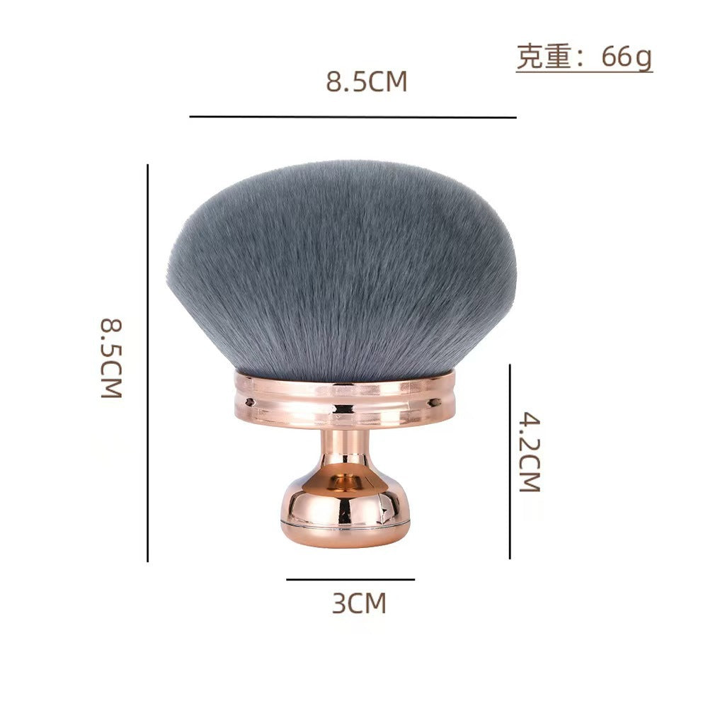 Cross-Border Multifunctional Mushroom Head Body Brush for Loose Powder Setting Makeup Brush Soft Bristle Portable Set Factory Direct Supply