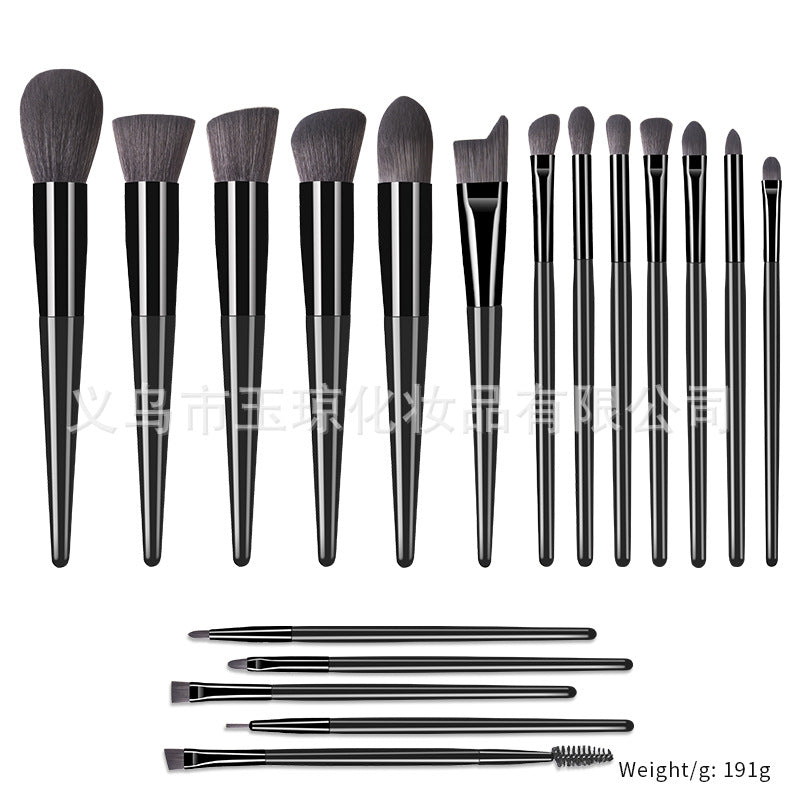 Cross-border explosions makeup brush suit 33-piece set beauty egg powder puff super soft eye shadow brush foundation brush beauty wholesale