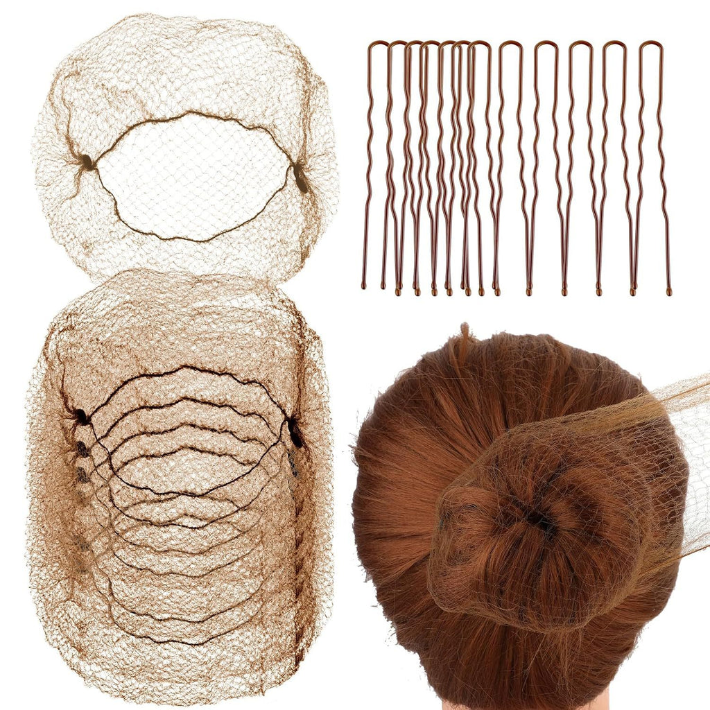 Hair Maker Dance Net Bag Ball Head Pan Head Stewardess Head Flower Hair Invisible Hair Net Wig Disposable Wig