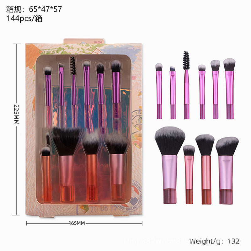 American RT series full set of makeup brushes suit 1997 blush brush vignetting brush eye shadow brush beauty eggs for foreign trade
