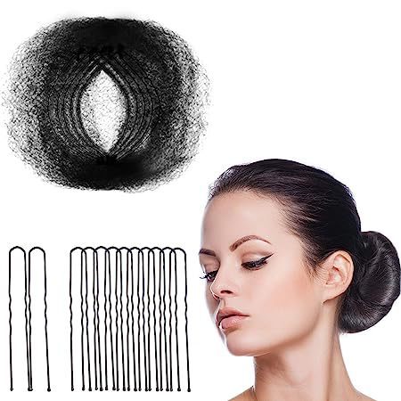 Hair Maker Dance Net Bag Ball Head Pan Head Stewardess Head Flower Hair Invisible Hair Net Wig Disposable Wig