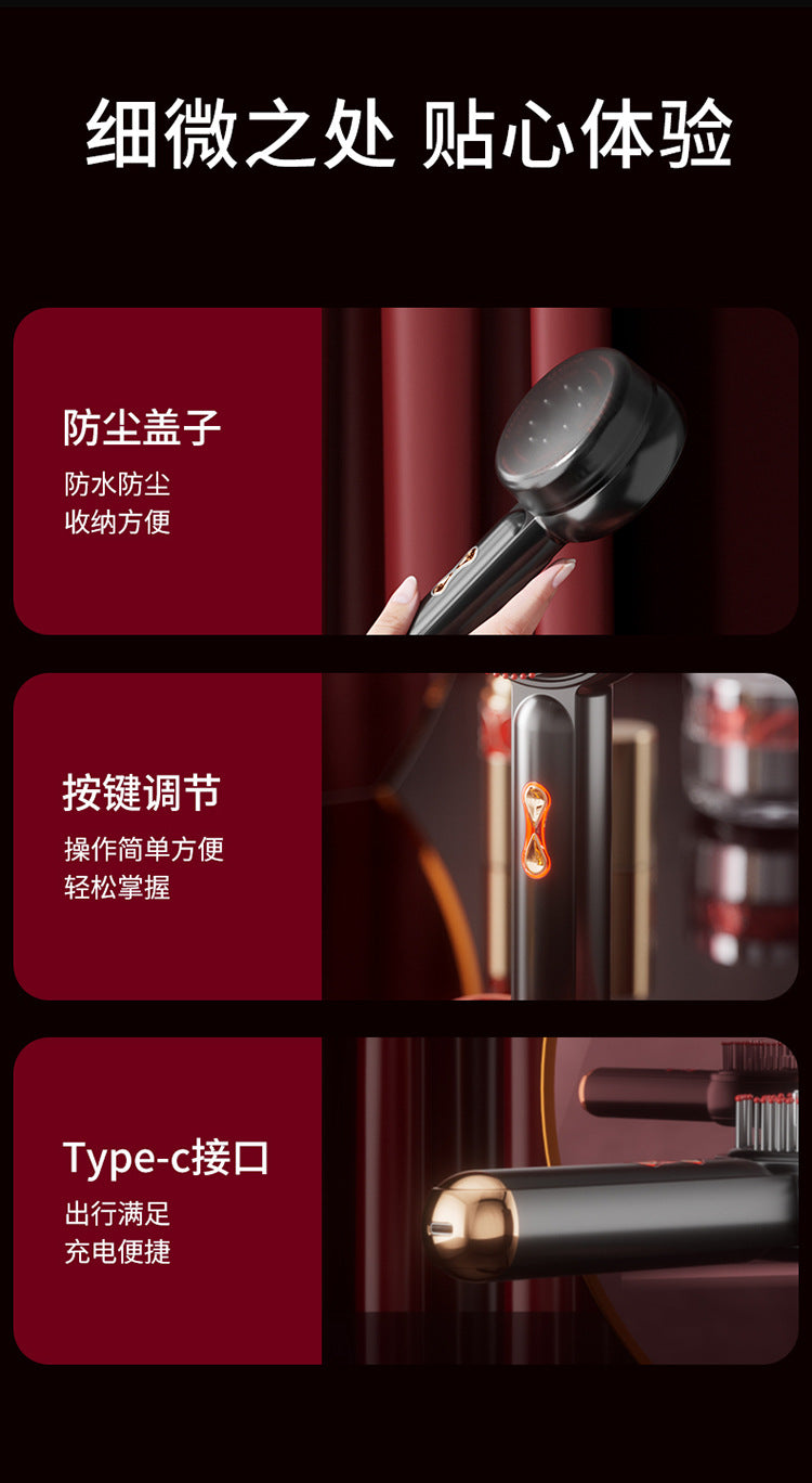 Electric EMS multi-function massage comb laser hair growth instrument scalp massager medicine comb comb hair red comb
