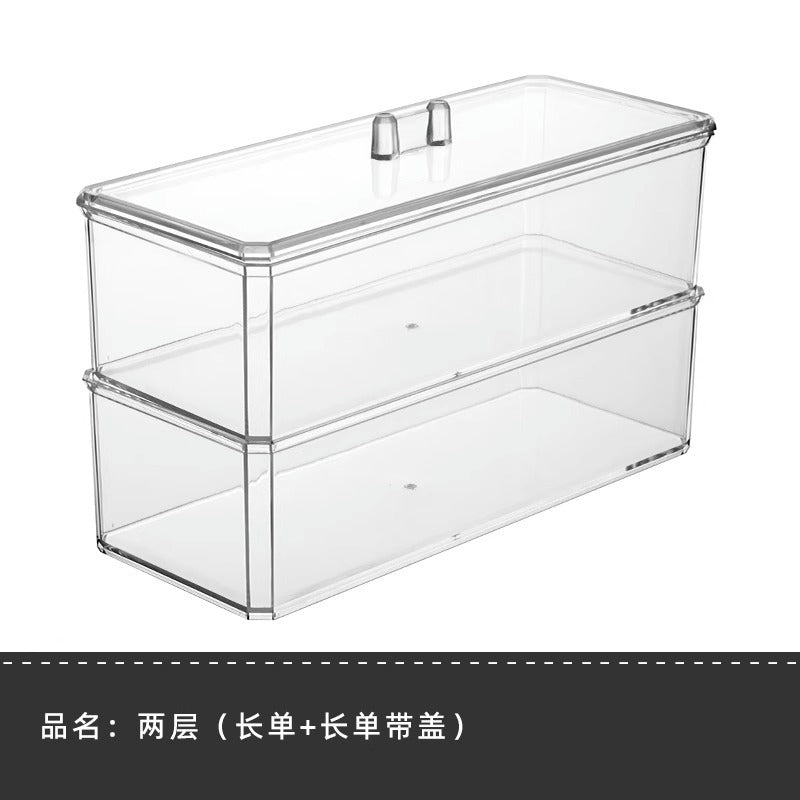 Makeup Cotton Storage Box Beauty Egg Cotton Swab Powder Puff Makeup Remover Cotton Desktop Storage with Lid Bar Storage Transparent Organization
