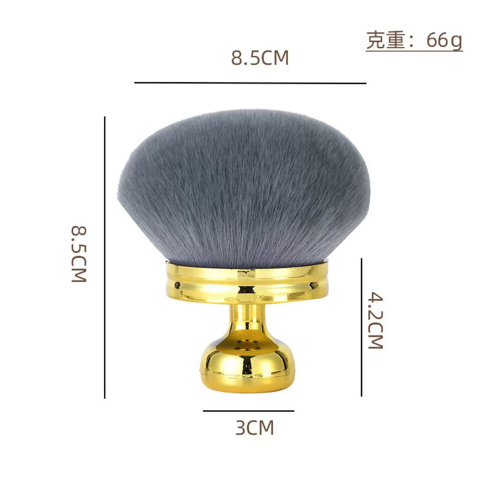 Cross-Border Multifunctional Mushroom Head Body Brush for Loose Powder Setting Makeup Brush Soft Bristle Portable Set Factory Direct Supply