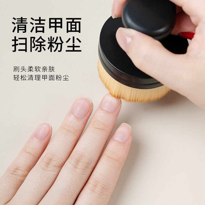 Wholesale Direct Supply of New Large Seal Traceless Foundation Brush Flat Head Makeup Brush Soft Bristles Push and Pull Makeup