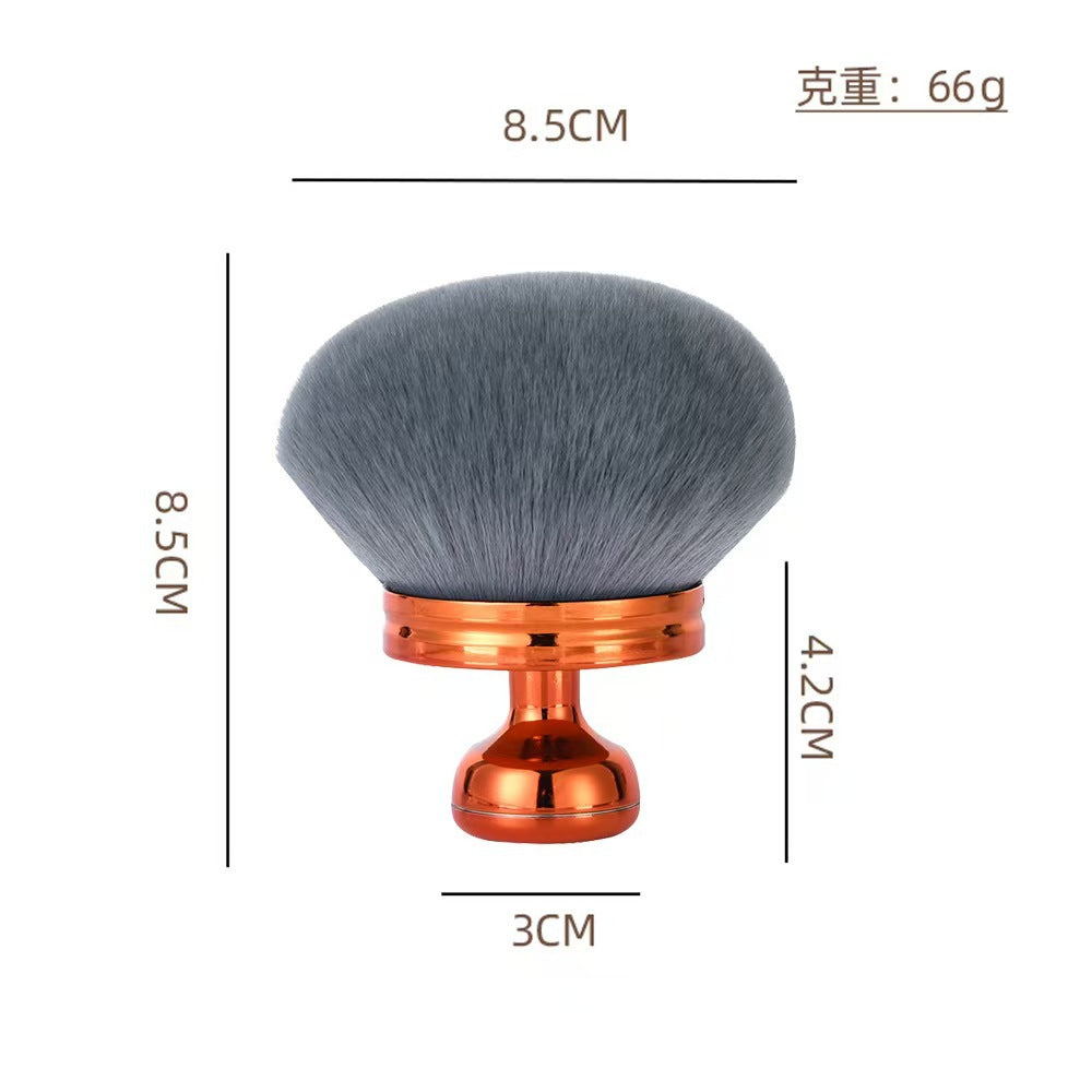 Cross-Border Multifunctional Mushroom Head Body Brush for Loose Powder Setting Makeup Brush Soft Bristle Portable Set Factory Direct Supply