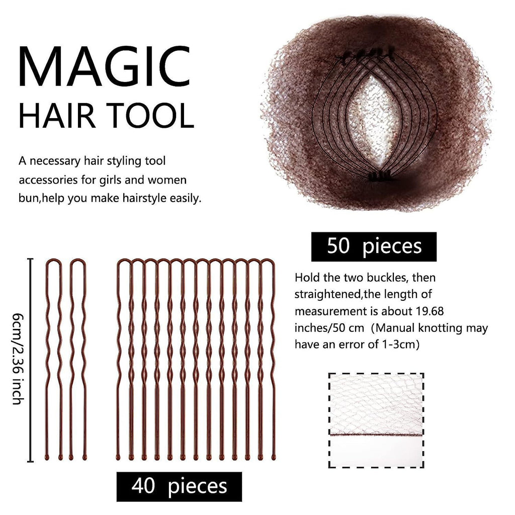Hair Maker Dance Net Bag Ball Head Pan Head Stewardess Head Flower Hair Invisible Hair Net Wig Disposable Wig