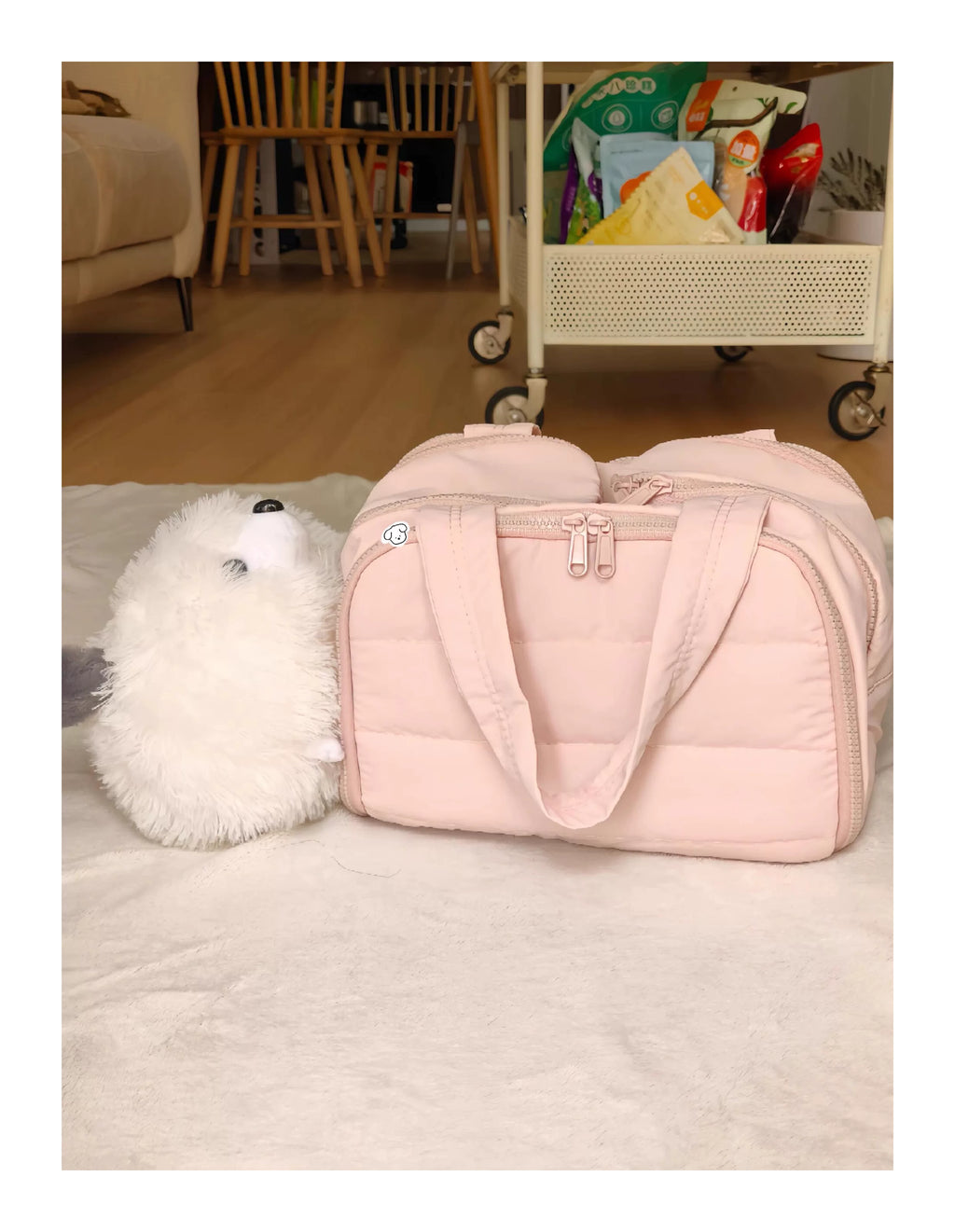 Fashionable and Simple 2025 New Style Makeup Bag, Large Capacity, Divided and Layered Toiletry Bag, Portable Travel Makeup Storage Bag