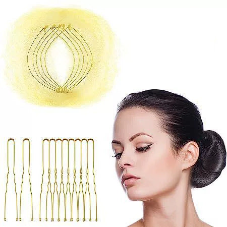 Hair Maker Dance Net Bag Ball Head Pan Head Stewardess Head Flower Hair Invisible Hair Net Wig Disposable Wig
