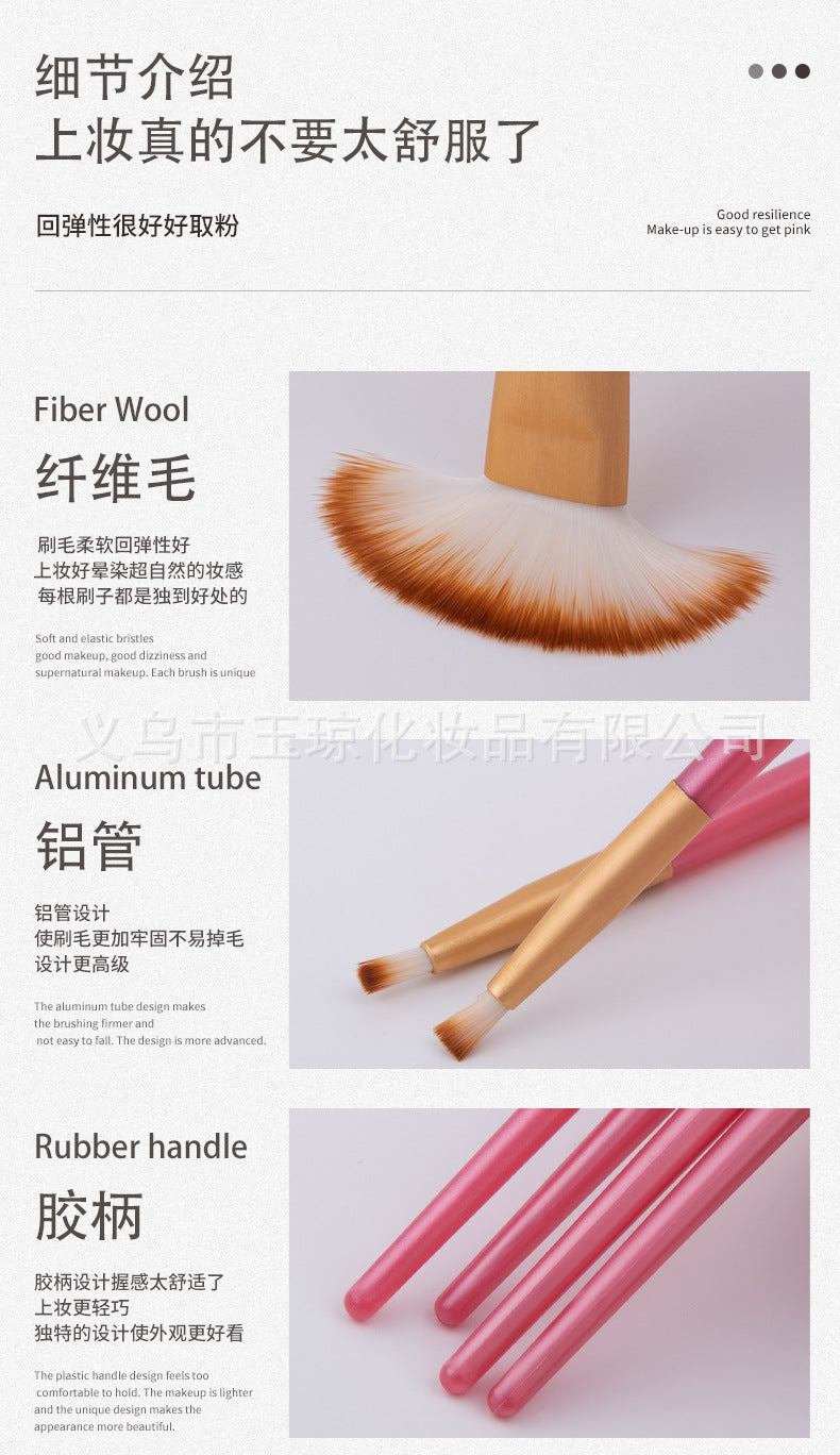 Cross-border explosions makeup brush suit 33-piece set beauty egg powder puff super soft eye shadow brush foundation brush beauty wholesale