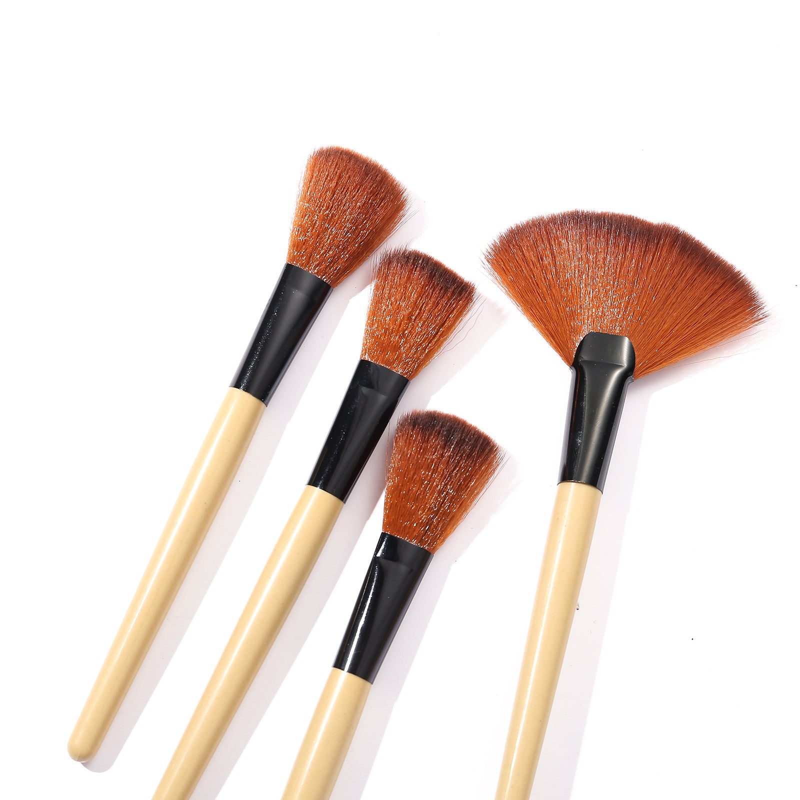 Low-Priced 24-Piece Makeup Brush Set, Animal Hair Portable Beauty Tools