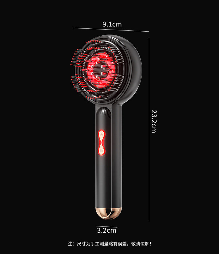 Electric EMS multi-function massage comb laser hair growth instrument scalp massager medicine comb comb hair red comb