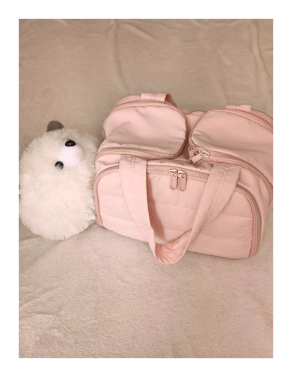 Fashionable and Simple 2025 New Style Makeup Bag, Large Capacity, Divided and Layered Toiletry Bag, Portable Travel Makeup Storage Bag