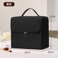 New Storage Bag Plaid Large Capacity High-Level Makeup Brush Set Makeup Makeup Artist Portable Cosmetic Bag