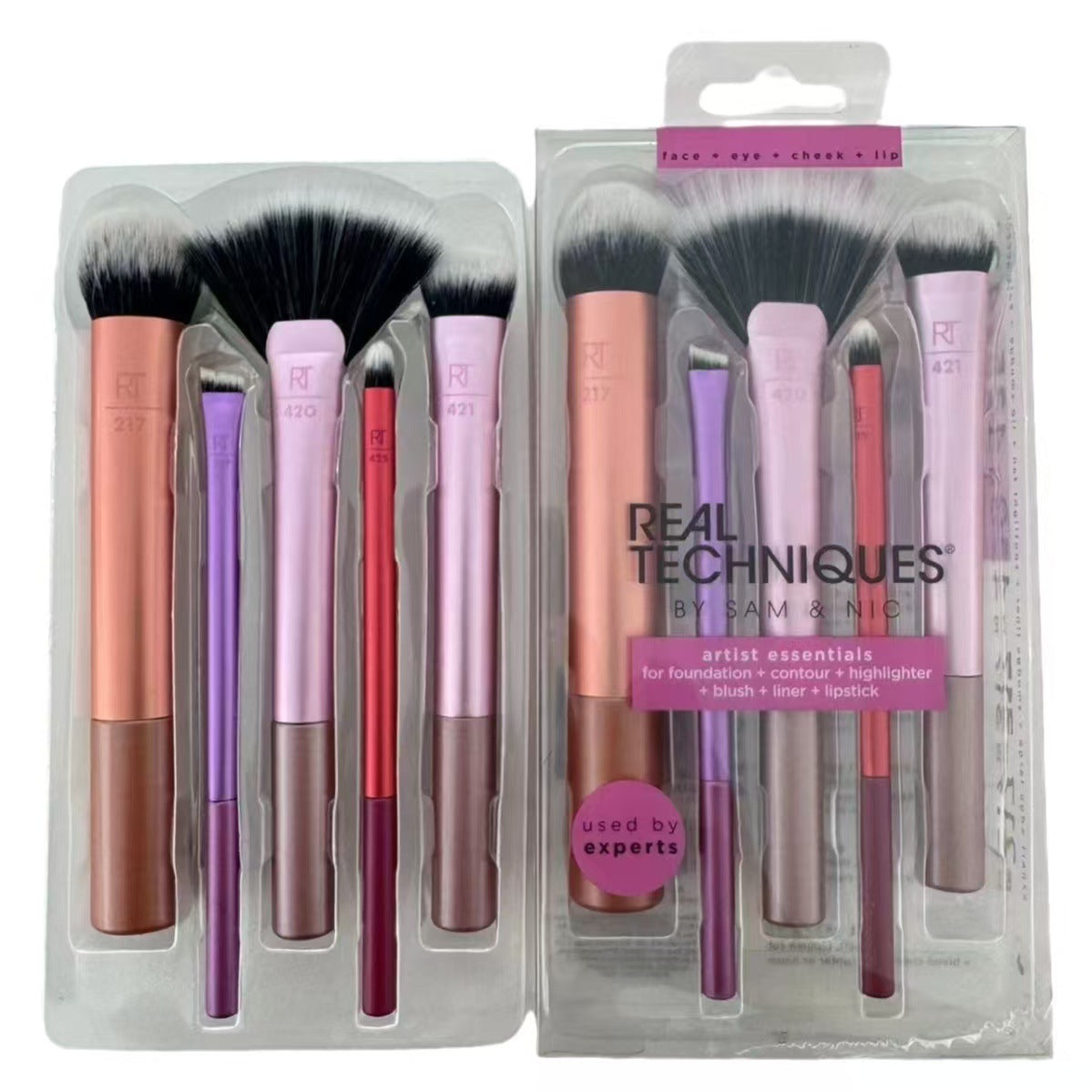 American RT series full set of makeup brushes suit 1997 blush brush vignetting brush eye shadow brush beauty eggs for foreign trade