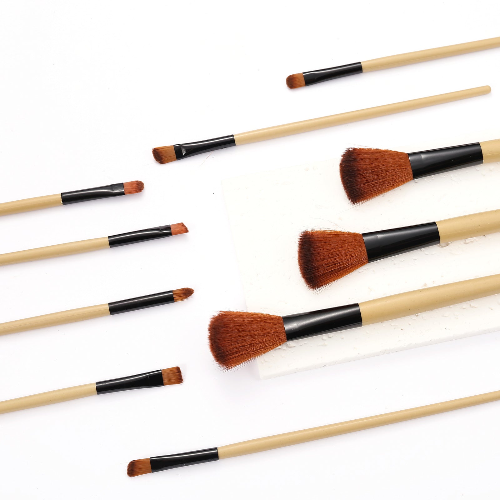Low-Priced 24-Piece Makeup Brush Set, Animal Hair Portable Beauty Tools