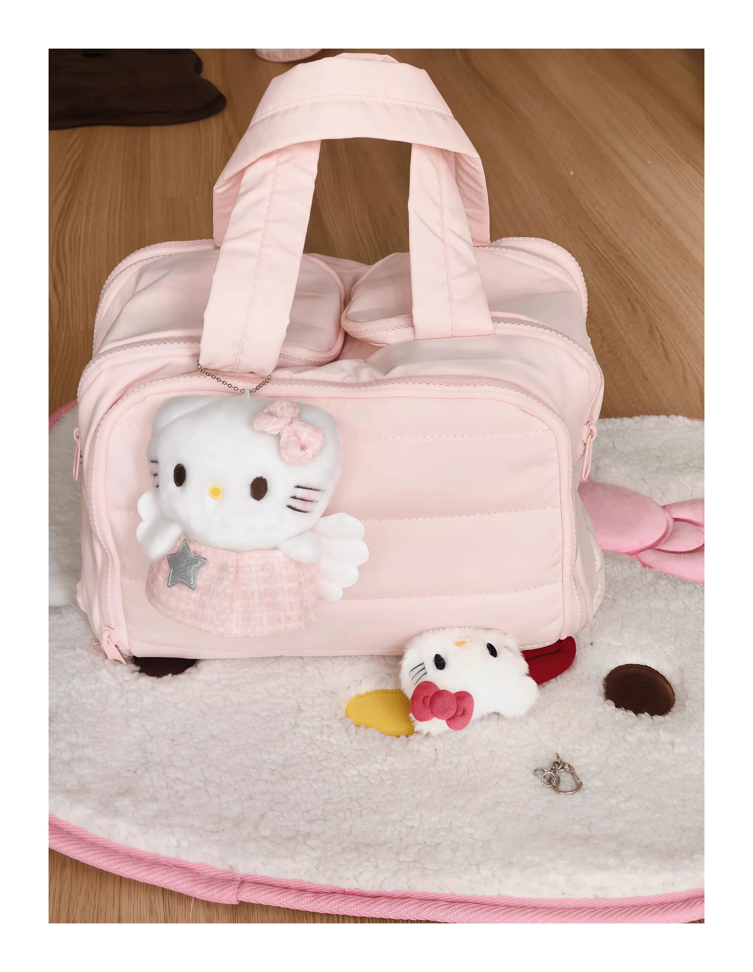 Fashionable and Simple 2025 New Style Makeup Bag, Large Capacity, Divided and Layered Toiletry Bag, Portable Travel Makeup Storage Bag
