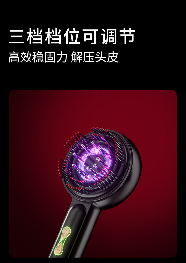 Electric EMS multi-function massage comb laser hair growth instrument scalp massager medicine comb comb hair red comb