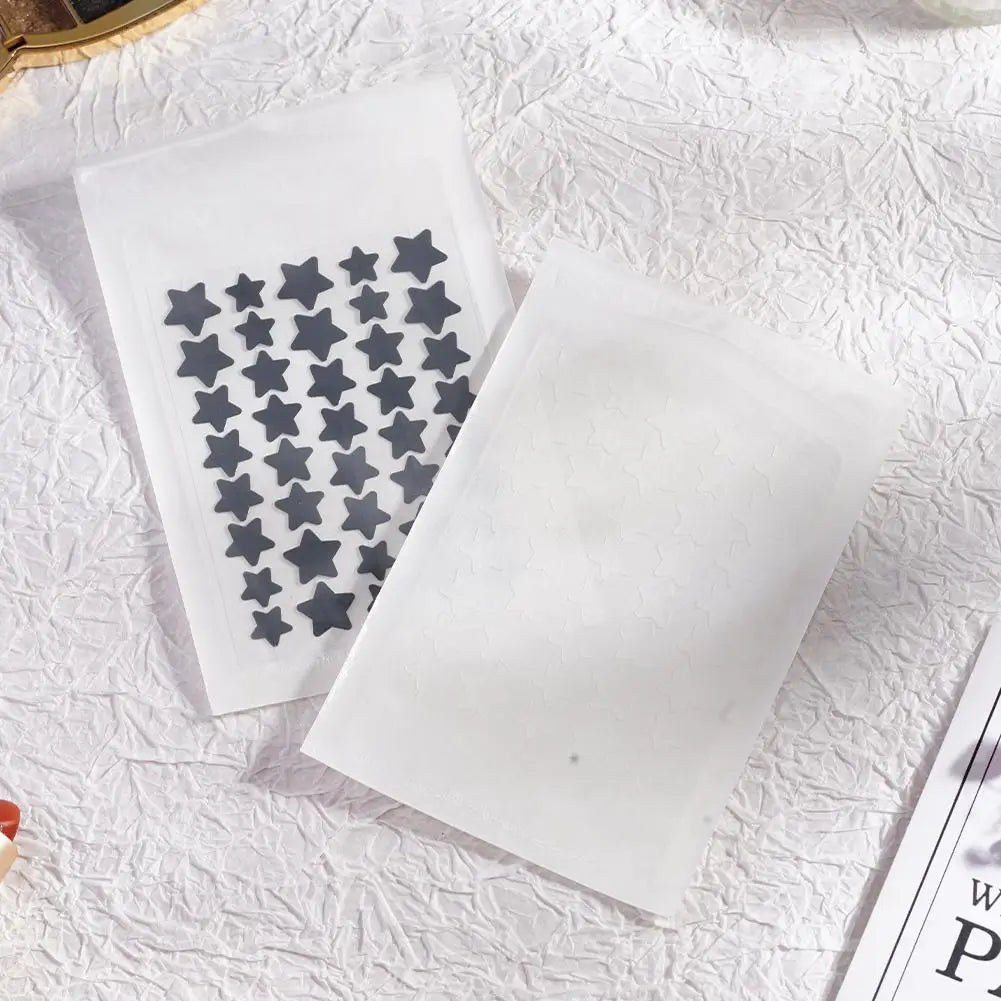 40pcs Colorful PE Pimple Patches Cute Star Shaped Pimple Cover Sticker Invisible Pimple Cover Removal Pimple Patch