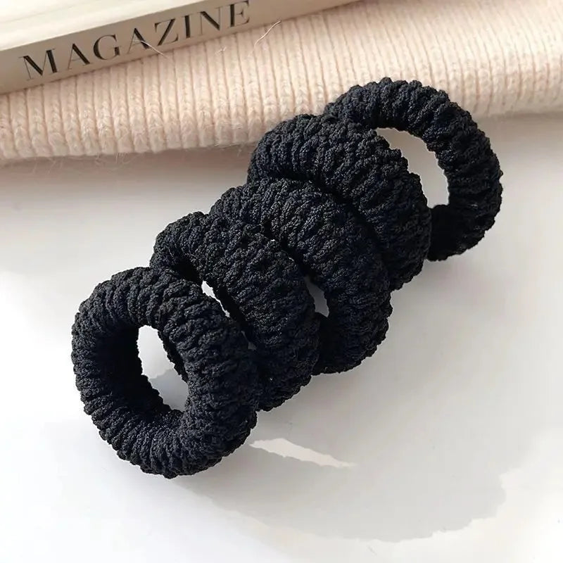6pcs of Upgraded Wide and Thick Hair Ties, Fashionable for Ponytails and Buns, Made of Durable Elastic Material That Won'T Dama