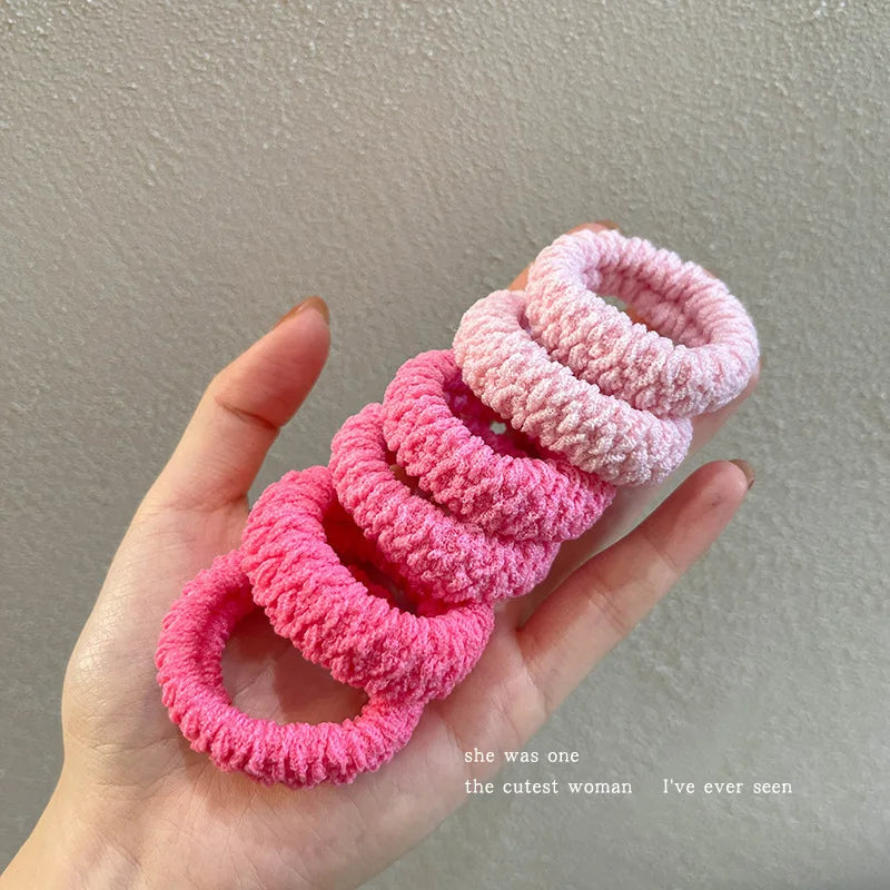 6pcs of Upgraded Wide and Thick Hair Ties, Fashionable for Ponytails and Buns, Made of Durable Elastic Material That Won'T Dama