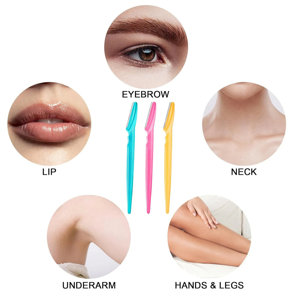 Eyebrow Trimmer Blade Shaver Portable Face Razor Eye Brow Epilation Hair Removal Cutters Safety Razor Makeup Tools