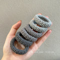 6pcs of Upgraded Wide and Thick Hair Ties, Fashionable for Ponytails and Buns, Made of Durable Elastic Material That Won'T Dama