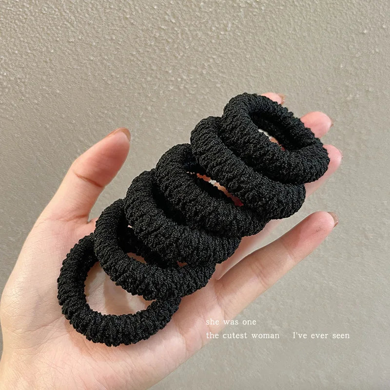 6pcs of Upgraded Wide and Thick Hair Ties, Fashionable for Ponytails and Buns, Made of Durable Elastic Material That Won'T Dama